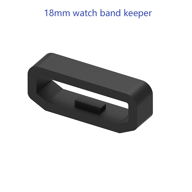 ECSEM силиконовая резиновая петля Замена для Garmin vivosmart HR+ часы ремешок хранитель безопасности Пряжка Размер 18 мм Фиксированная роль