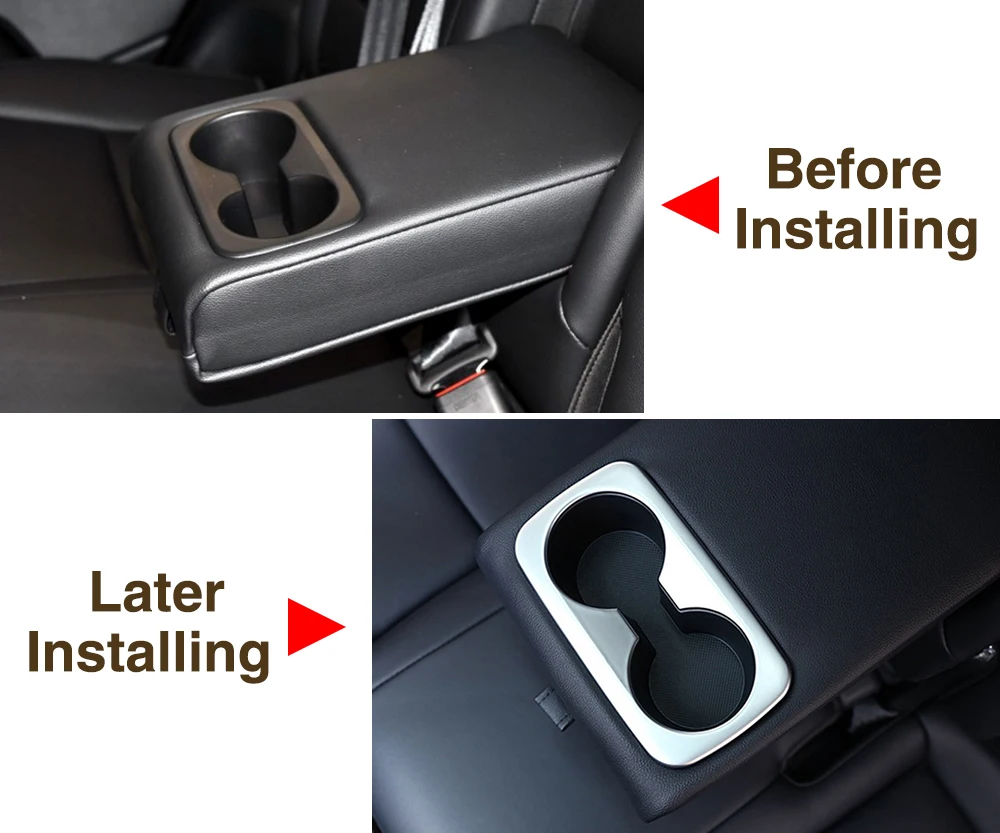 Автомобильный Стайлинг автомобильное заднее сиденье держатель стакана воды