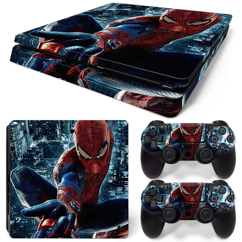 OST наклейка Человек паук виниловая кожа Наклейка Обложка для Playstation 4 Slim Skins|decal skin