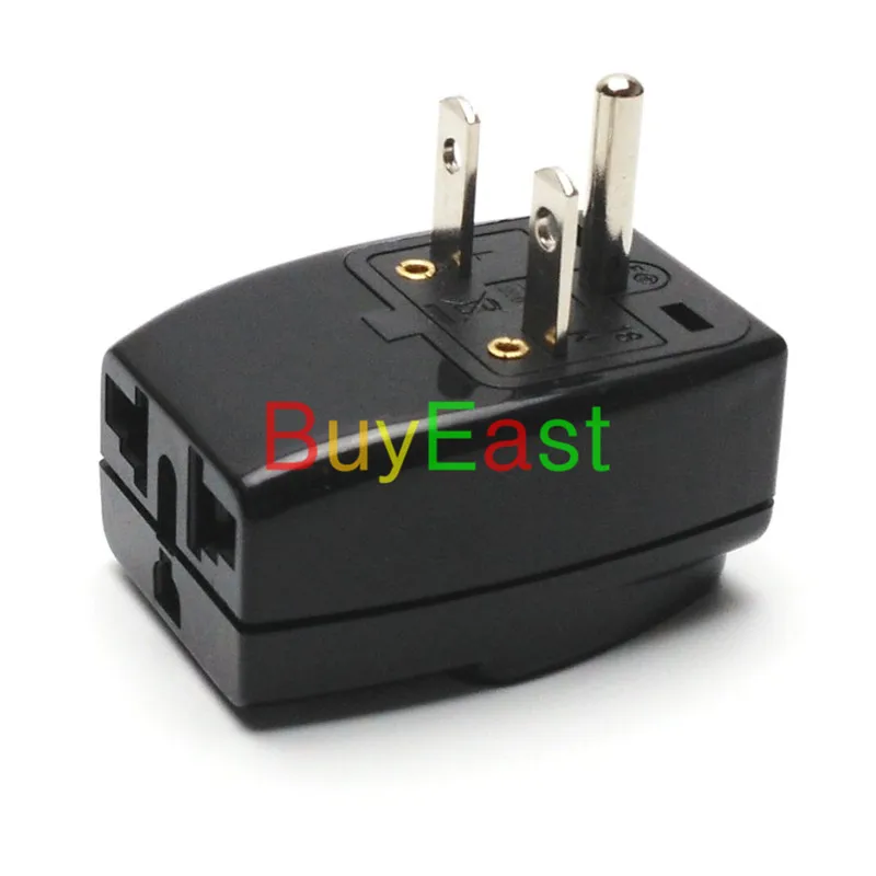 Североамериканский многоканальный переходник NEMA 6 15P с 3 розетками