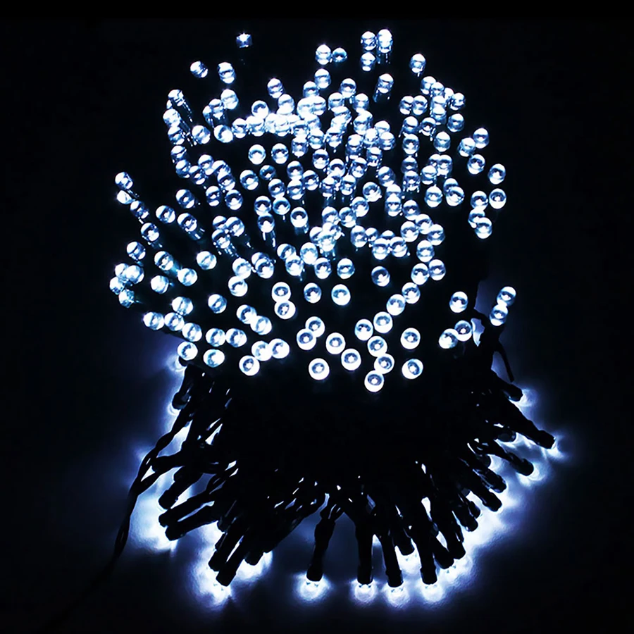 HANMIAO 30/50/100/200 Solar LED String Lights Outdoor Holiday Party Christmas Garland RGB Waterproof Fairy 03 | Лампы и освещение