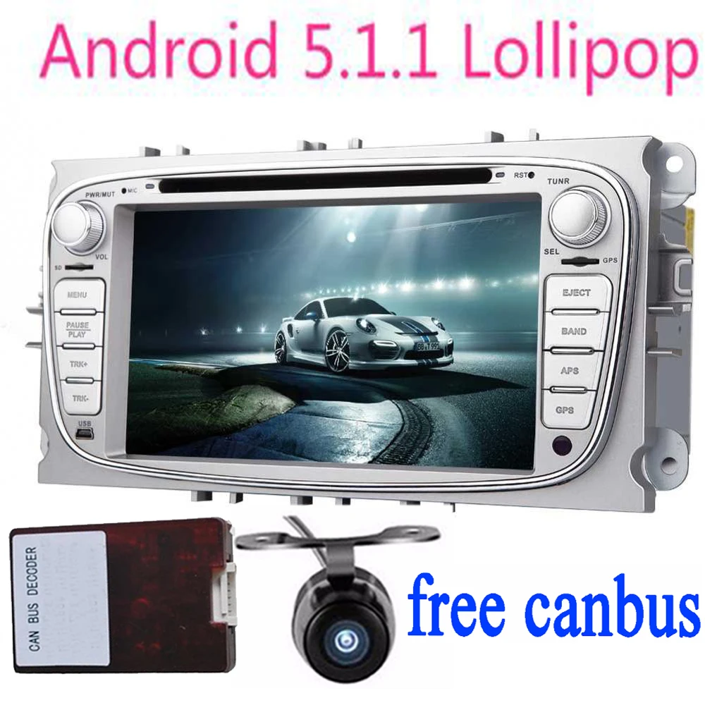 Двойной Din Android 5 1 для FORD/Focus/S MAX/Mondeo Автомобильный стерео радио в тире