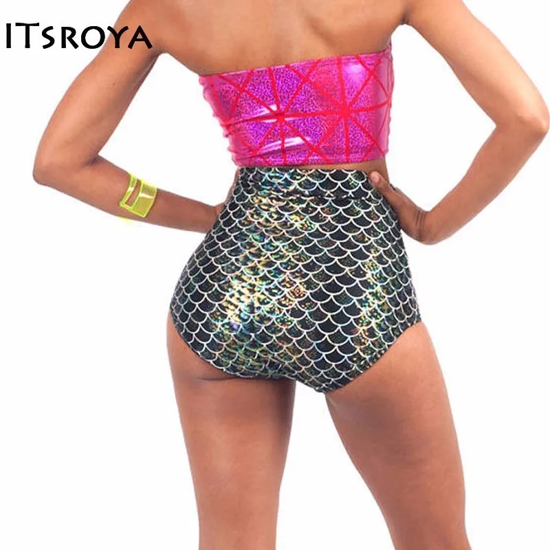 Itsroya новые сексуальные трусики в русалки шорты-бикини женские винтажные