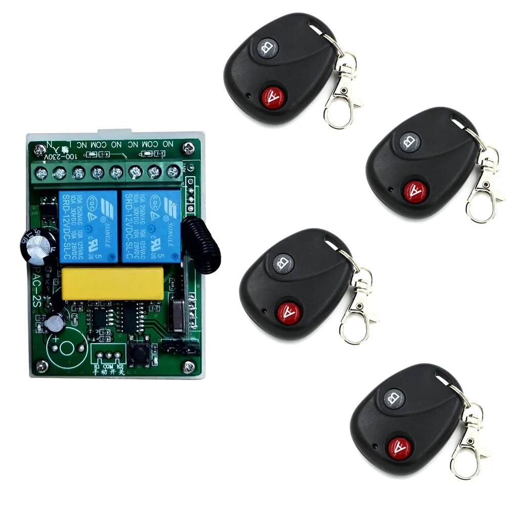 AC 110 V 220 2 CH 2CH RF беспроводной пульт дистанционного управления