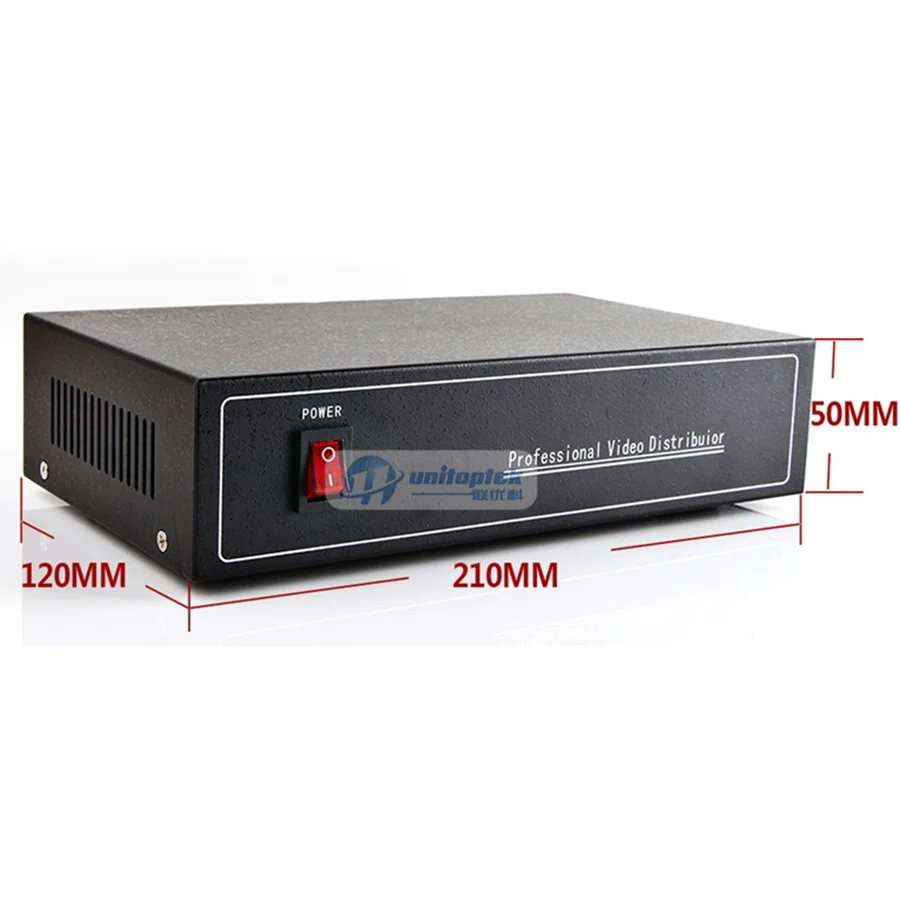 1CH в и 8CH выход Professional Analog HD Video Splitter поддержка HDCVI/HDTVI/AHD камеры BNC макс до 300 м 600 |