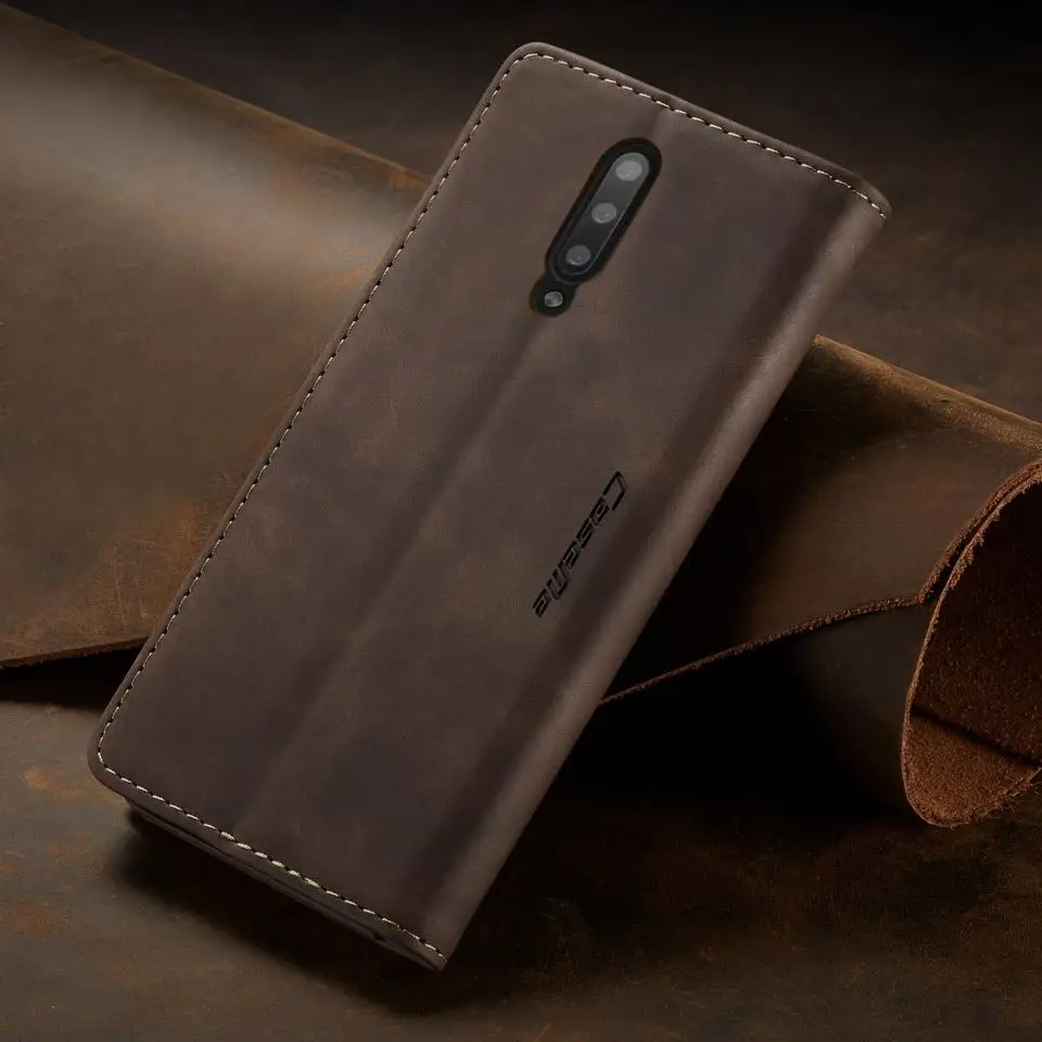 Магнитный флип-чехол для Oneplus 7 Pro, чехол, высококачественный матовый чехол-книжка из искусственной кожи, чехол-книжка на 1+ 7, чехол для телефона, полная защита