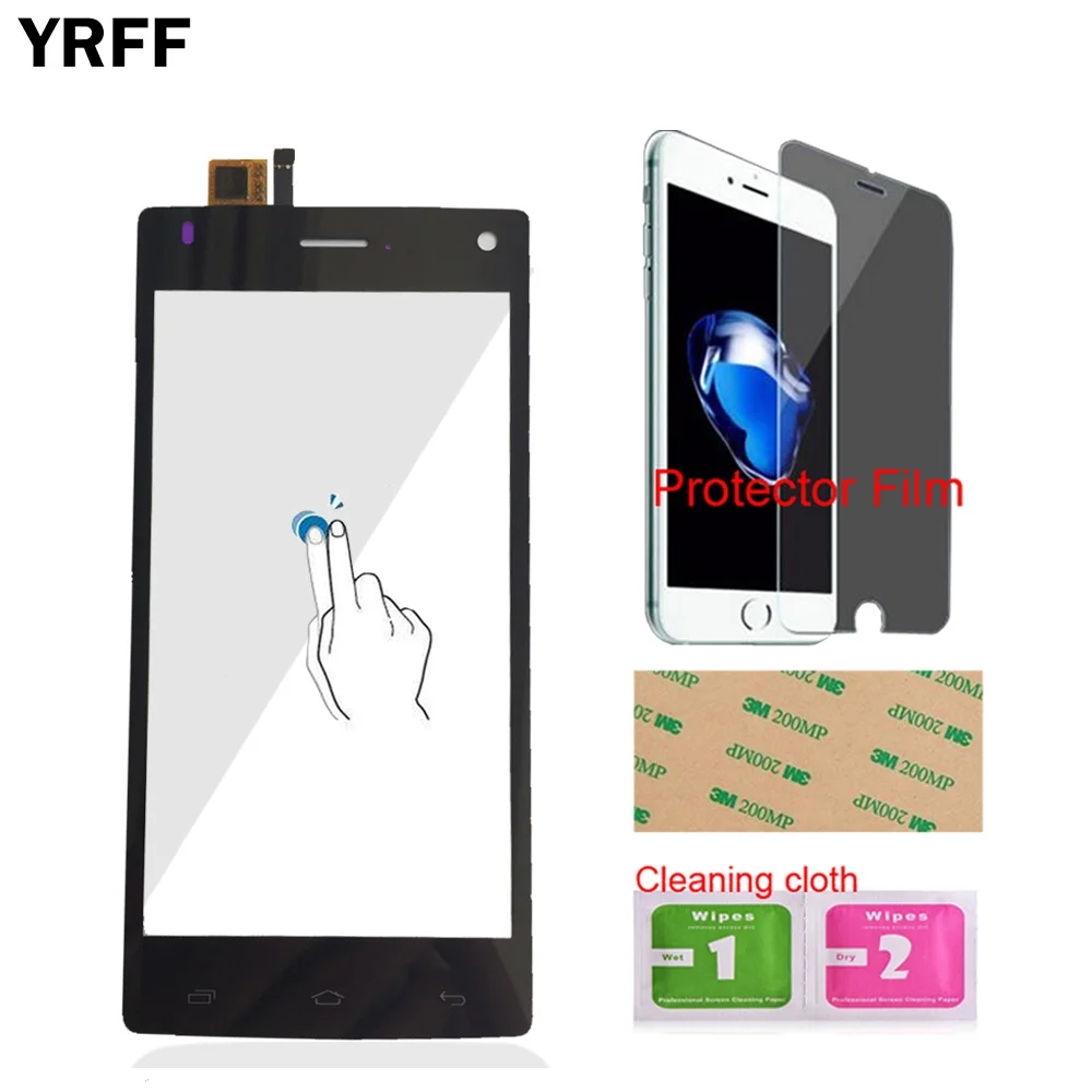 Передний сенсорный экран стекло дигитайзер панель для Fly FS452 FS 452 объектив Senosr 4 5