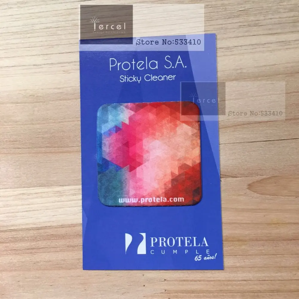 1000 шт Заказной Микрофибры Липкий Экран очиститель для продажи + DHL Бесплатная