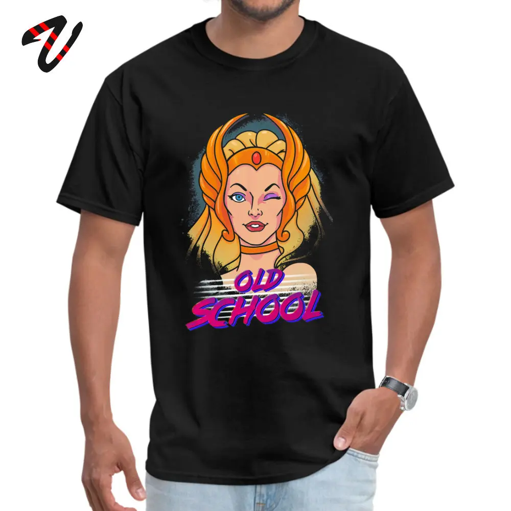 Удобные футболки Shera Old School Man хит продаж 2019 готические топы с круглым вырезом и