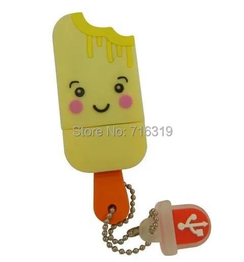 Красочные мороженое форма Usb ручки вспышки диск карты памяти 8 ГБ 16 32 64 флешки