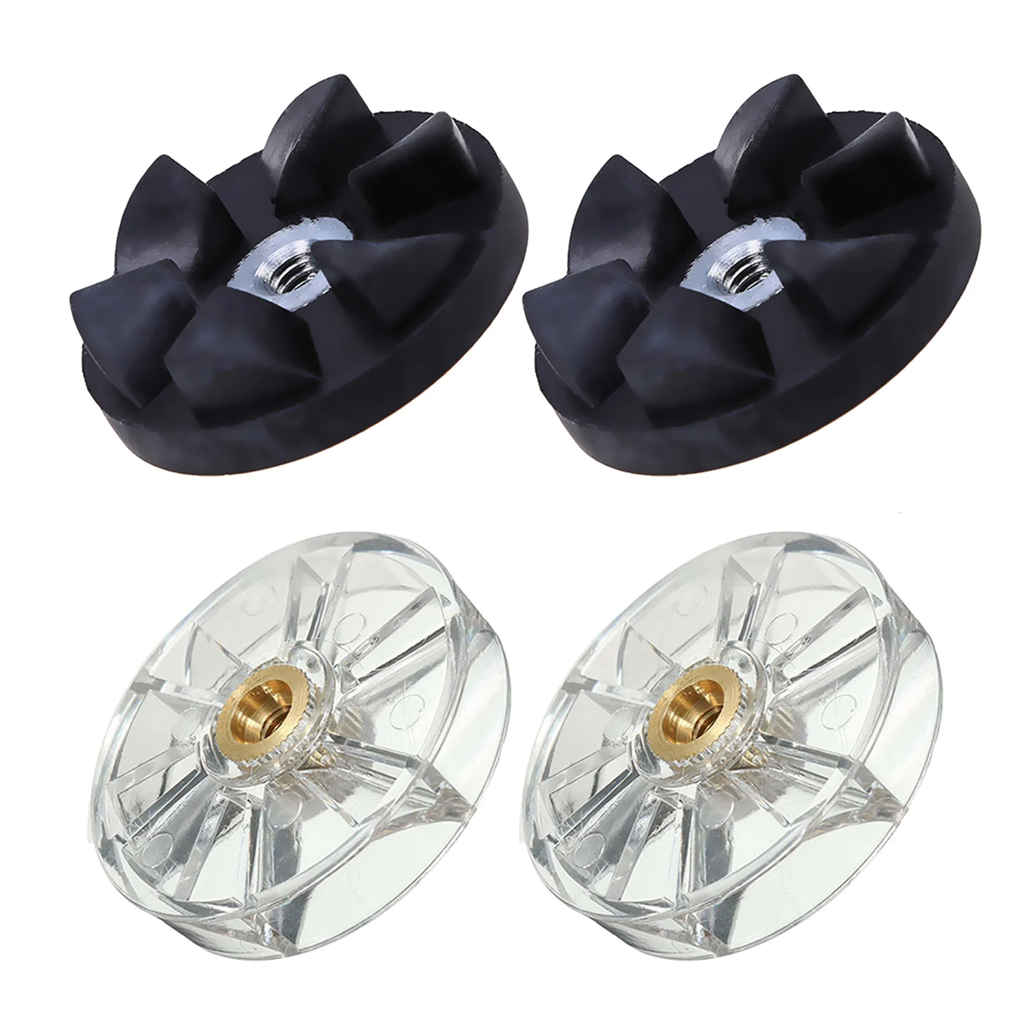 Behogar 2PCS Black Blade Gears   2PCS Clear Base Gears Repla