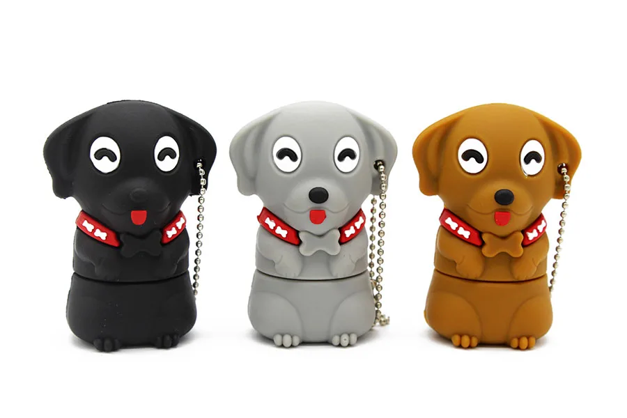 TEXT ME 64 Гб мультфильм Мини собака usb флеш-накопитель usb 2,0 4 ГБ 8 ГБ 16 ГБ 32 ГБ флешка, подарок U диск