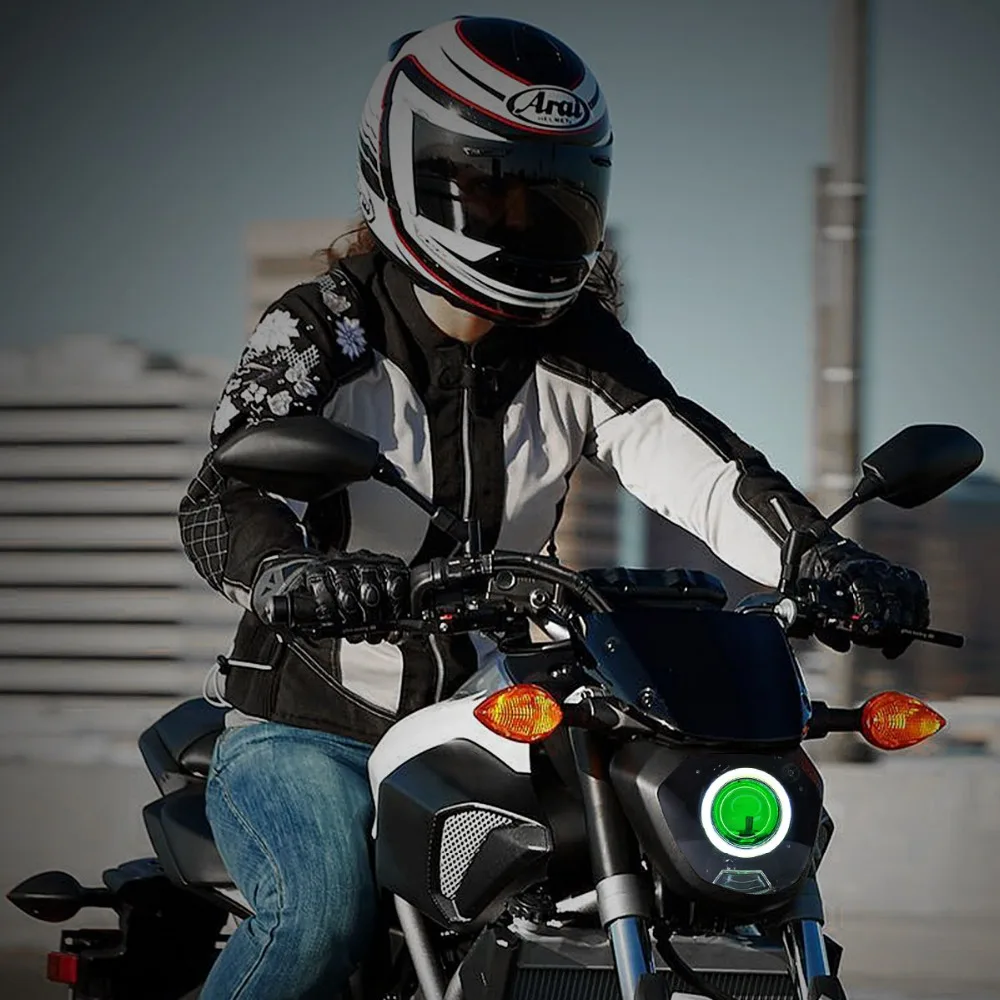 KT светодиодная фара для Yamaha FZ07 MT07 2015 2017| |