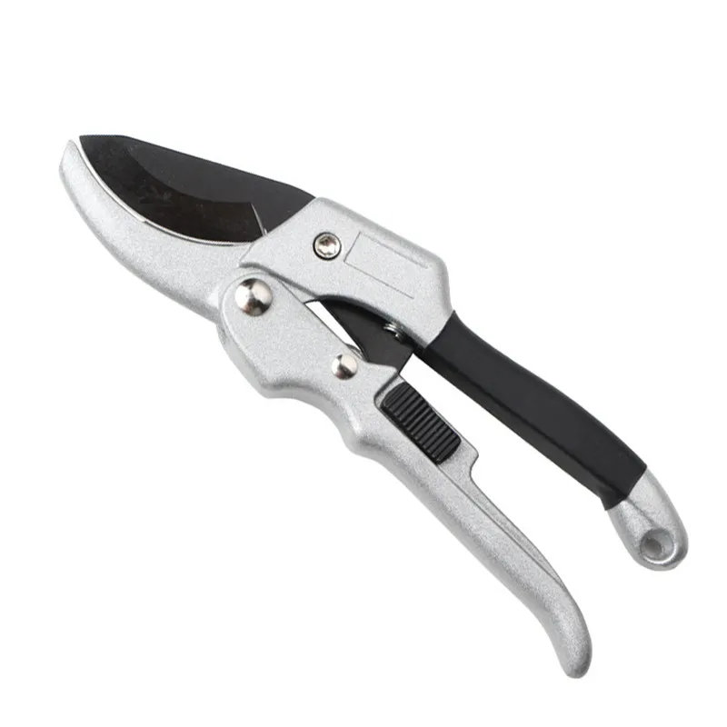 Золотой 20 см филиал сад Садовые секаторы трещотка отделка растений Садоводство секатор кустарник Садоводство ножницы ручные инструменты - Цвет: Золотой