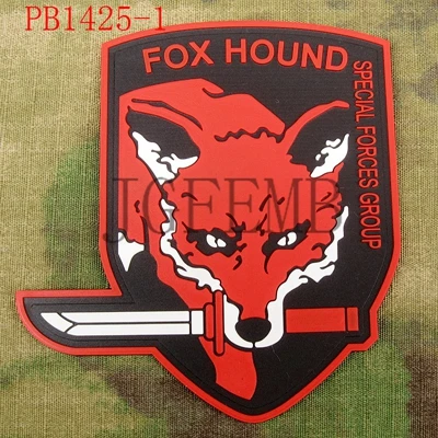 MGS FOXHOUND группа специального назначения 3D ПВХ патч