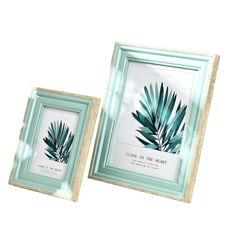 

1 Pcs Resin Style Photo Frame For Table Modern 14 Colors Picture Frames Home Decor Delicacy Picture Frame Hanging Photo Frame