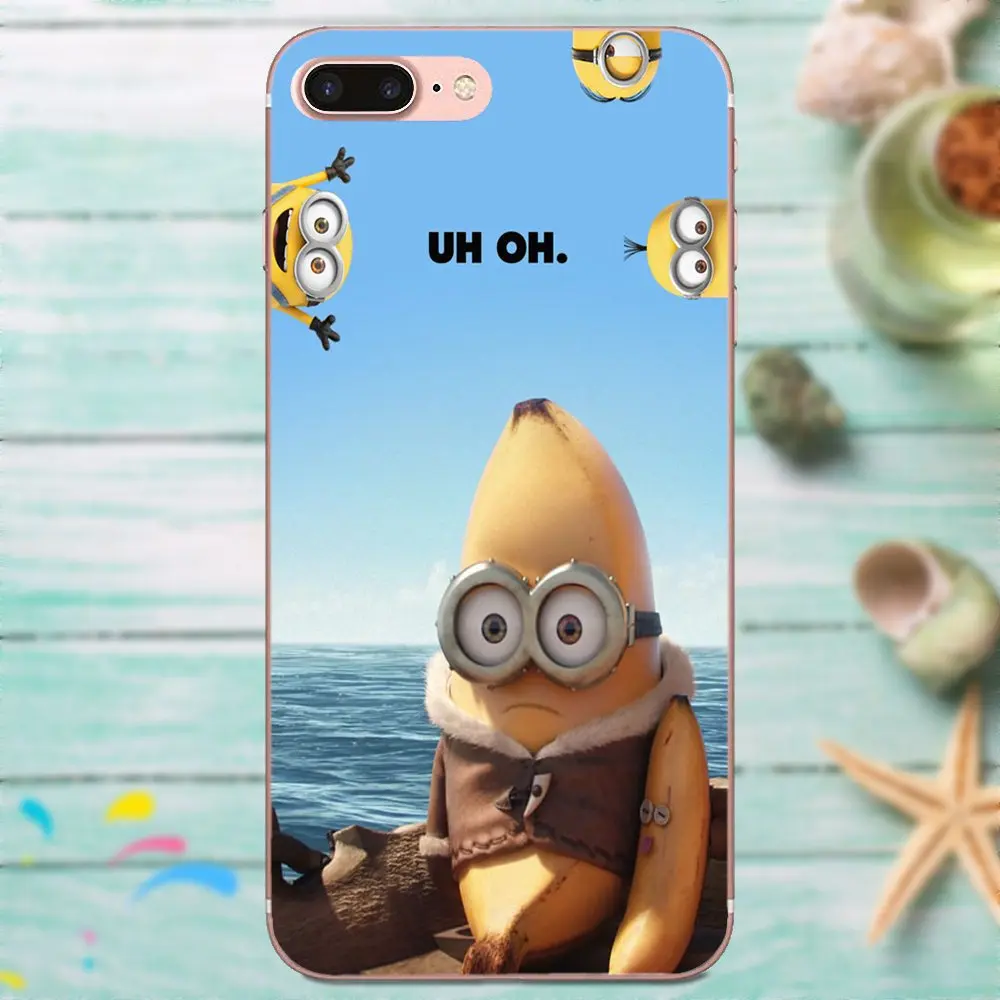 Мягкий защитный чехол из ТПУ для Samsung Galaxy Note 5 8 9 S3 S4 S5 S6 S7 S8 S9 S10 mini Edge Plus Lite Minions Movies |