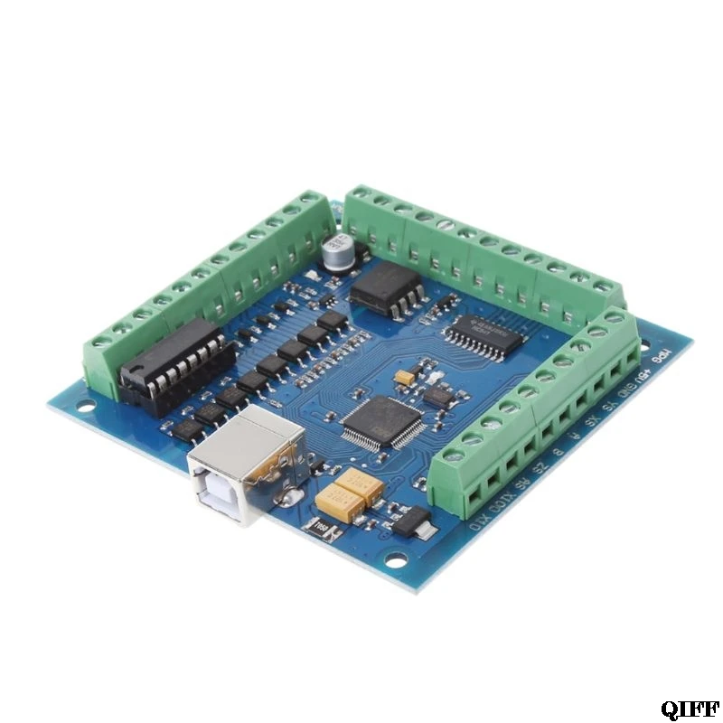 12-24 В CNC MACH3 USB 4 оси 100 кГц шаговый контроллер движения карты Breakout Board Mar28 |