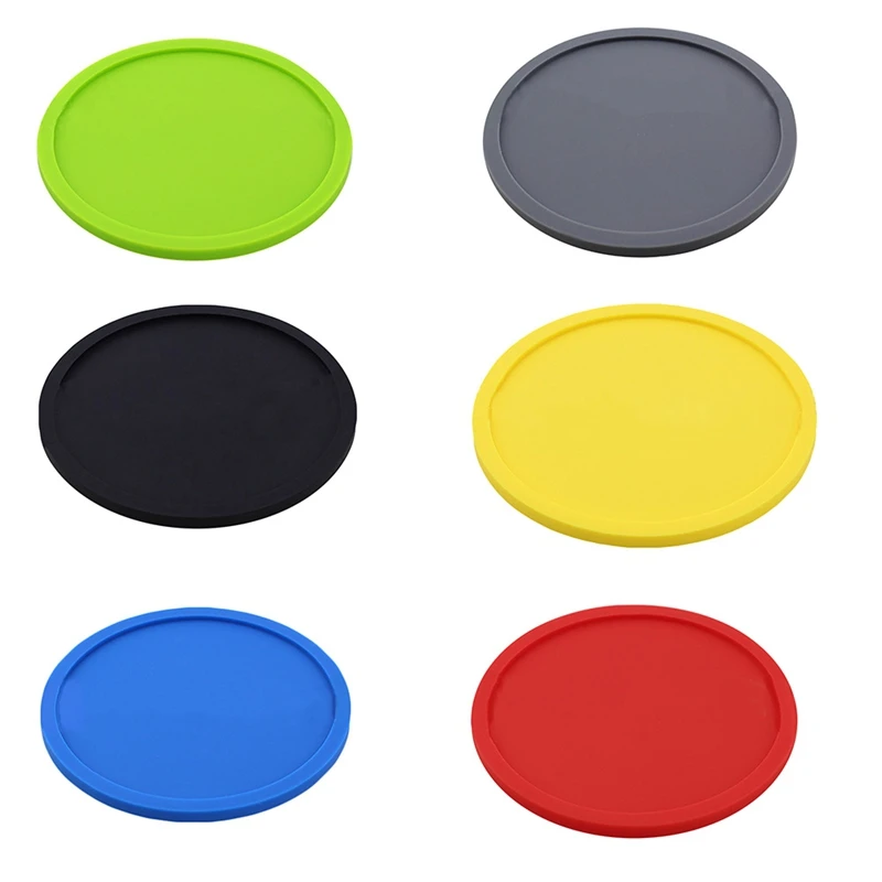 1Pcs Silicone Drink Coaster Placemats For Table Mats For Dinner Table Placemat Silicone Cup Pads Set Kitchen
