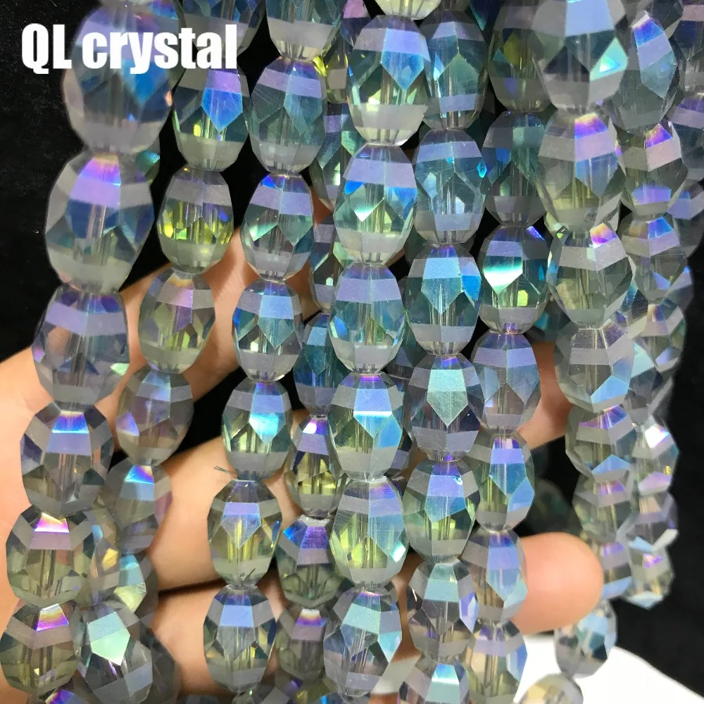 50pcs 10x14mm Bicone Austria Crystal beads Charm loose spacer Beads DIY Earrings necklace hadicraft bracelet jewelry | Дом и сад
