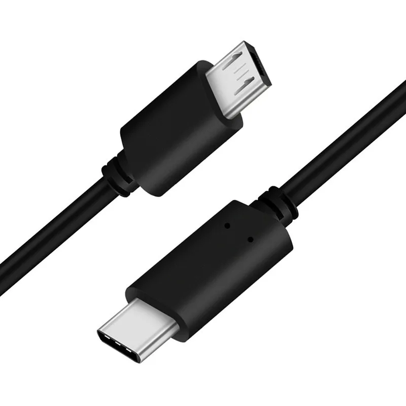 Кабель usb type-C-Micro Usb для samsung Android 1 м, кабель Micro Usb-type-C USB-C 3,1 для Macbook UsbC, шнур для быстрой зарядки и передачи данных