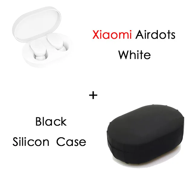 add Black Case Наушники mi Xiao mi Airdots TWS Bluetooth 5,0 наушники Молодежная версия сенсорное управление с зарядным устройством белый mi ni xio mi xia mi 9t - Цвет: add Black Case