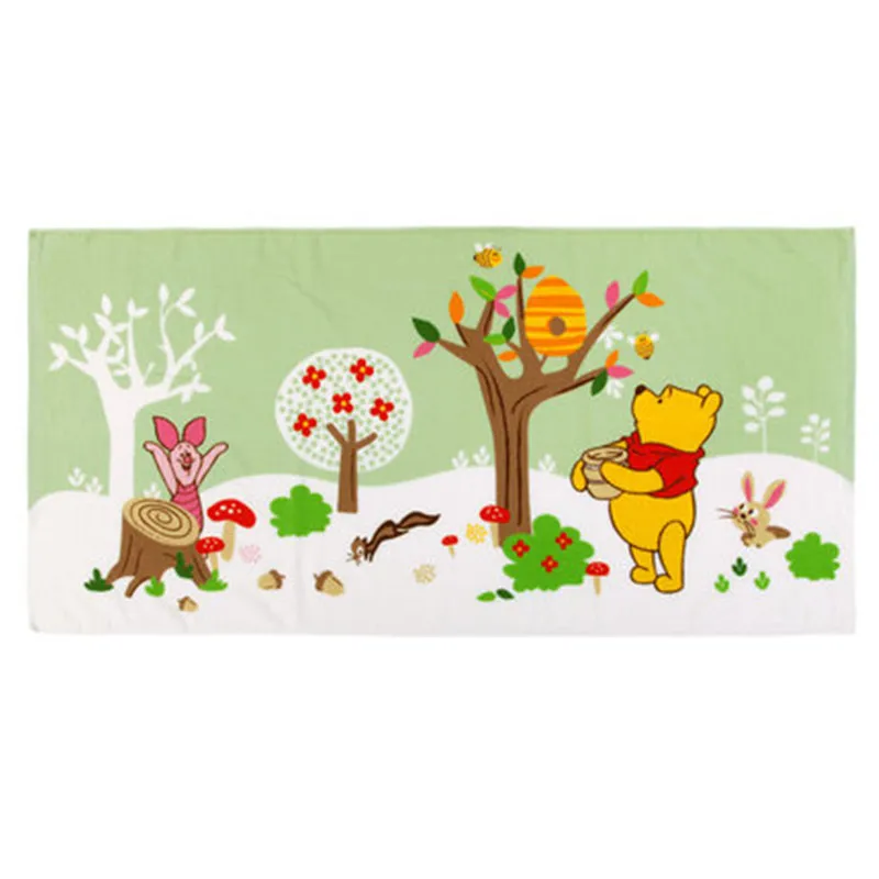 Disney Winne the pooh Супер Большое банное полотенце пляжное 70x140 см мягкое удобное