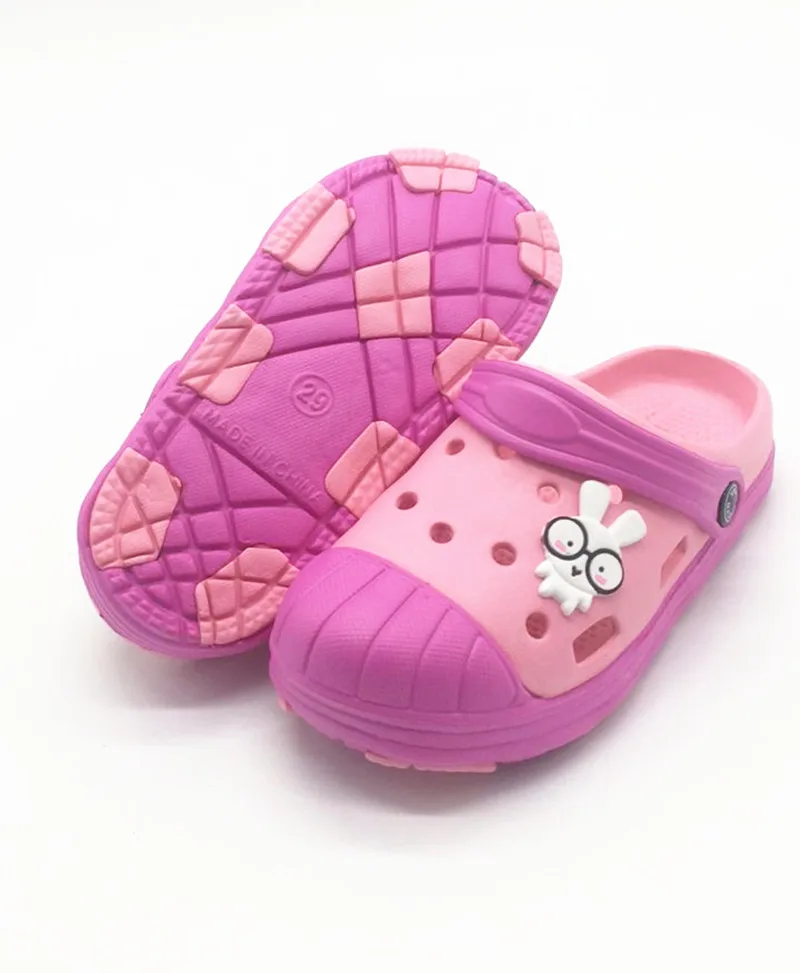 

SUMMER GIRLS TODDLERS SANDALS SHOES CARTOON CUTE GARDEN CLOGS FLAT MULES SLIPPERS FOR GIRLS KIDS US 7 8 9 10 EU26 27 28 29 30