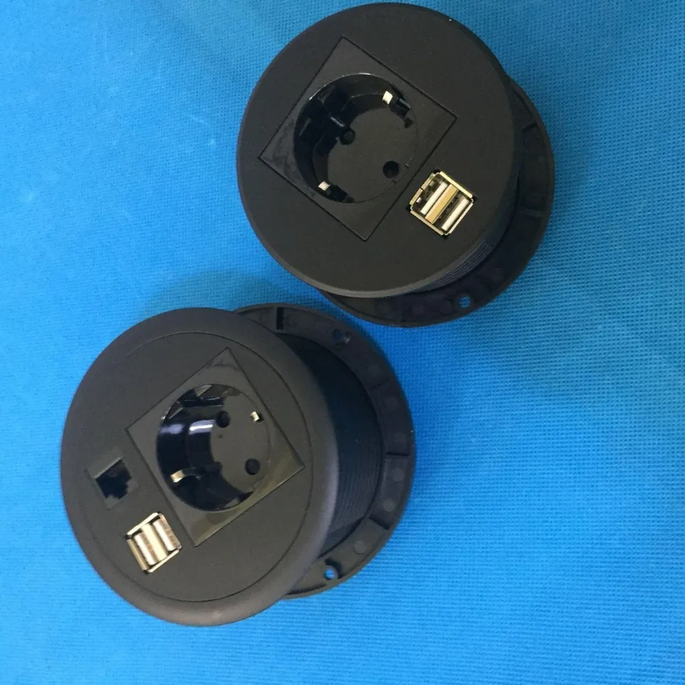 Зарядное устройство USB черное с европейской вилкой приставка для подключения к