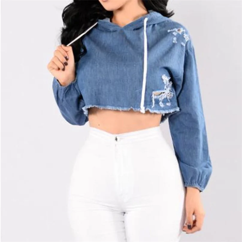 Для женщин модные Повседневное свободные панк с капюшоном Толстовка длинным