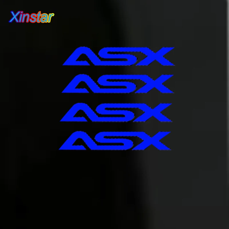 4 шт./лот автомобильные дверные ручки Стикеры для MITSUBISHI ASX 2011 2012 2013 автомобильные аксессуары
