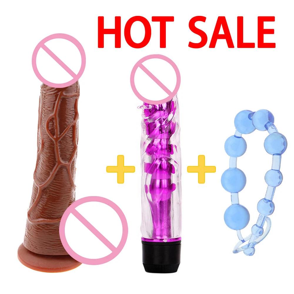 Реалистичный Большой Коричневый дилдо водонепроницаемый гибкий огромный пенис