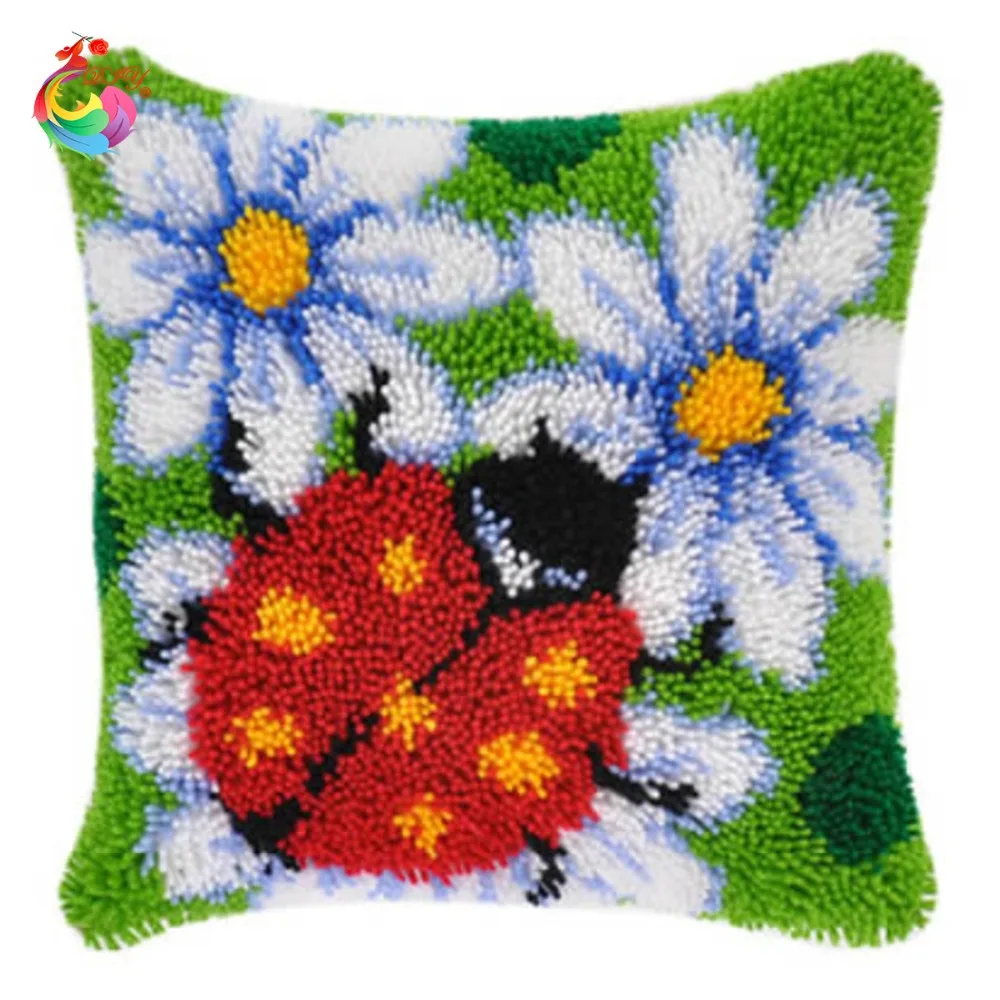 Наборы подушек с 3D защелкой и крючком божья коровка цветок Лидер продаж