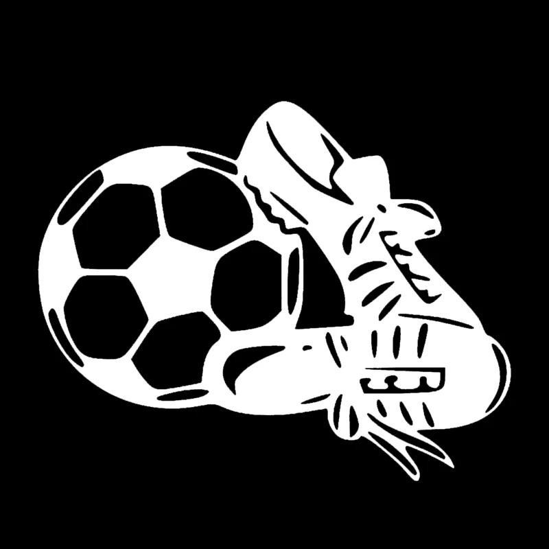 Футбольная обувь автомобильная стеклянная Наклейка на стену окно двери ноутбук