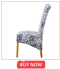 7 Solid Colors With Buckle Chair Cover Big Elastic Chair Covers Seat Slipcovers Stretch Removable Dining Hotel Seat Covers