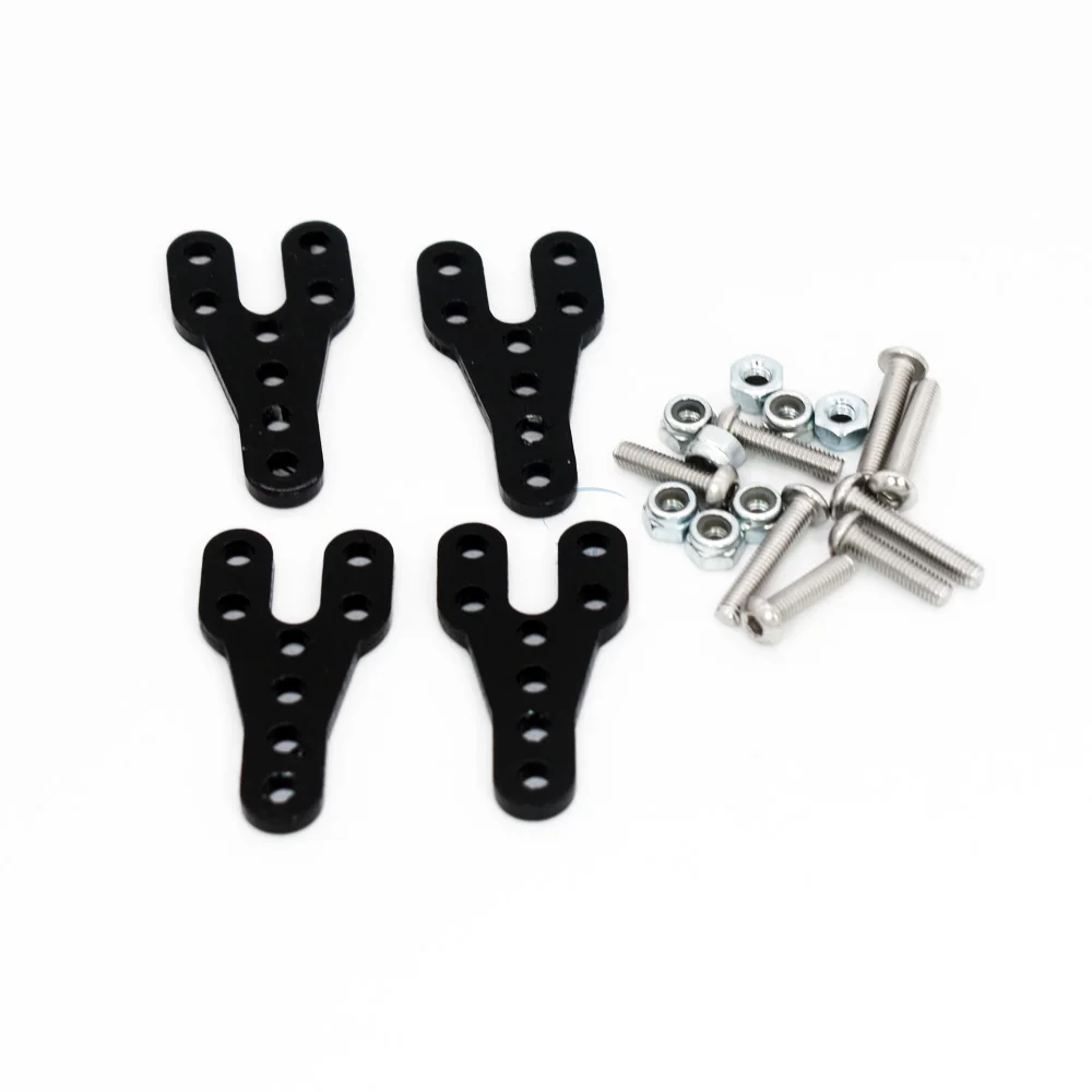 1set Metal Black Shock Mount Lift Kit For 1/10 RC Crawler Car Axial SCX10 SCX-10 | Parts &amp Accs