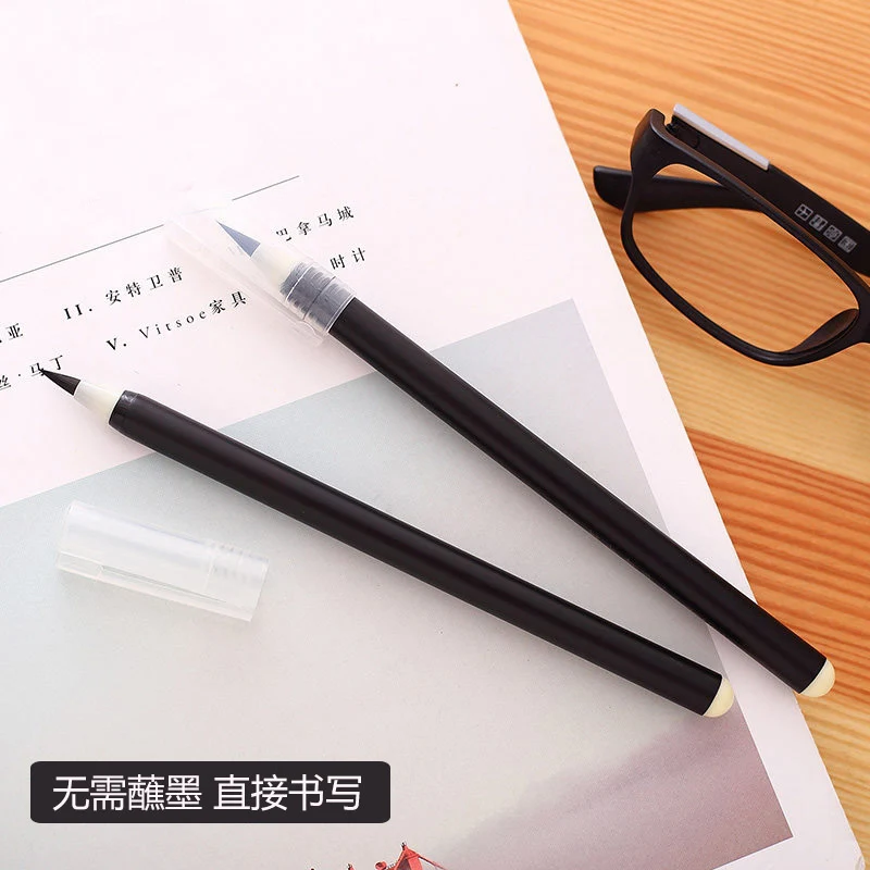 Креативный милый новый мягкий тип кисти ручка ручки для каллиграфии не нужно