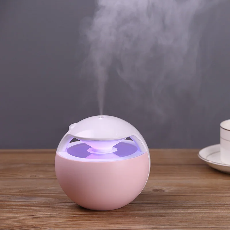 

450ML Ball USB Humidifier household fogger With Seven Colors Night Light Timer Air Humidifier Atomizer Home Office Humidificador