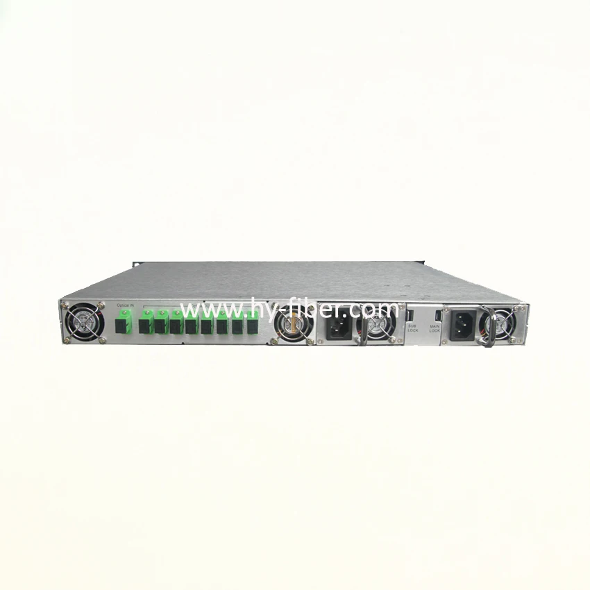 4 сторонний оптический усилитель CATV 220 нм EDFA 16 дБм с оптоволоконным портом WDM SC/APC