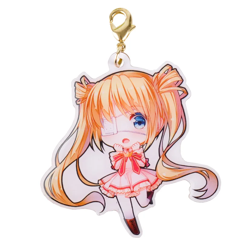 1 шт. Аниме игра REWRITE Nakatsu shizuku милый Loli односторонний принт аниме металлический