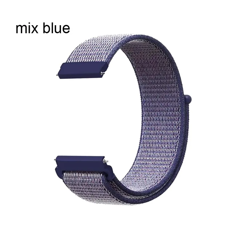 mix Blue 22 мм браслет ремешок для Xiaomi Amazfit GTR 47 мм Pace Stratos 2 2s ремешок для часов huawei GT Honor Magic Dream Correa для samsung - Цвет: mix Blue