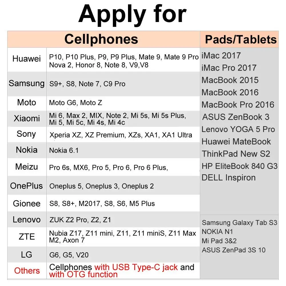 A.S USB C к 3 0 OTG Кабель адаптер для Type Samsung Galaxy S9 S8 Plus Note 8 LG Huawei Xiaomi 6 OnePlus Moto HTC