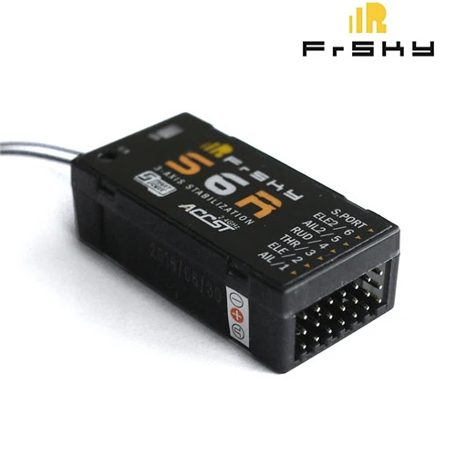 6 канальный приемник FrSky S6R с 3 осевой стабилизацией и интеллектуальным портом для