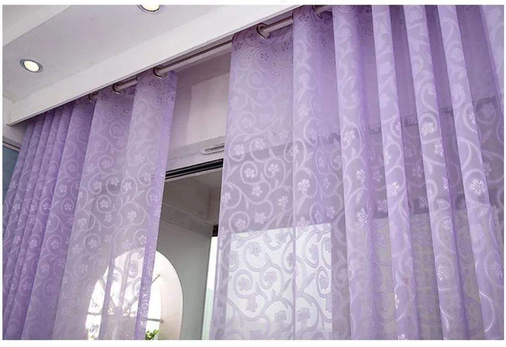 Жаккардовые шелковые вырезанные цветы марлевые занавески шторы для спальни