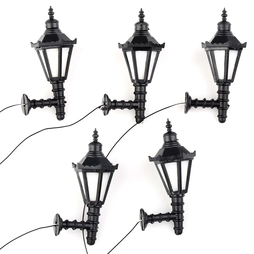 5 шт. модель светодиодная лампа для железной дороги настенные светильники G Scale 1:25