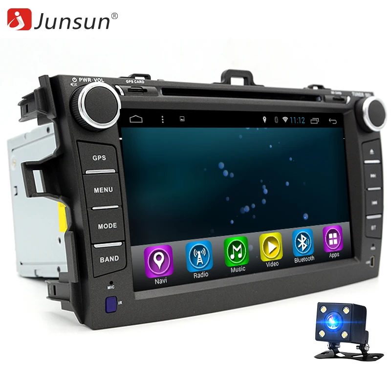 Junsun 8 &quot автомагнитола 2 DIN Android 7.1 Для Toyota Corolla 2007 ~ 2011|Автомагнитолы| |