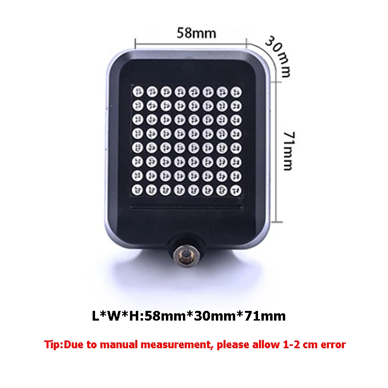 Велосипедный задний фонарь умный водонепроницаемый с 64 светодиодный зарядкой от