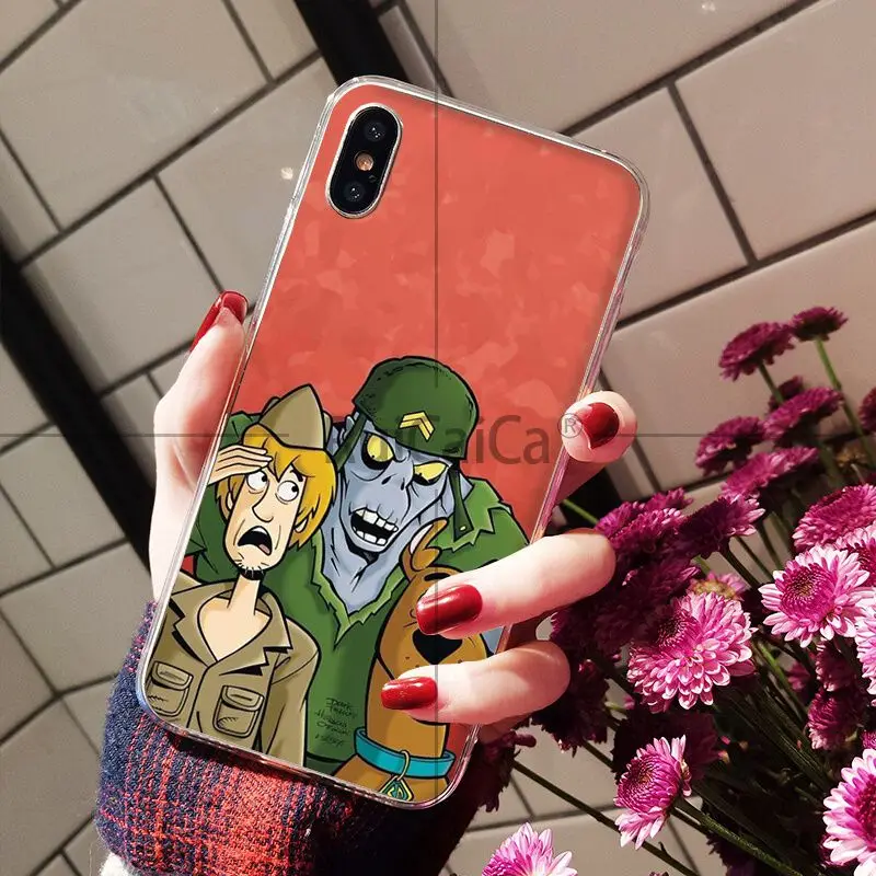 Ruicaica Shaggy and Scooby Doo рукоделие принт рисунок чехол для телефона чехол для iPhone X XS MAX 6 6 S 7 7 plus 8 8 Plus 5 5S XR