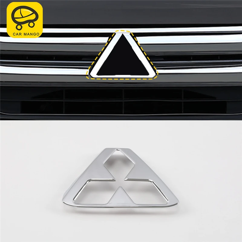 Автомобиль манго Стайлинг передний капюшон логотип средняя сетка Логотип рамка