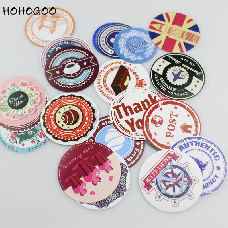 HOHOGOO 38 шт./упак. спасибо Вам английский письмо подарок декоративные наклейки